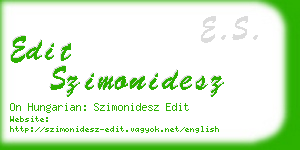 edit szimonidesz business card